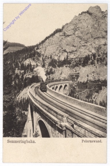 Semmeringbahn, Poleruswand