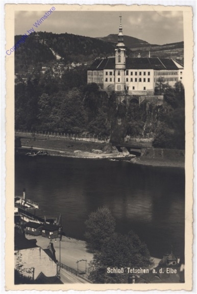 ak196140 Schloss Tetschen an der Elbe