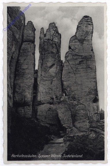 Tyssaer Wände, Herkulessäulen