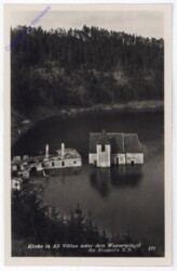 Vöttau, Kirche in Alt-Vöttau unter dem Wasserspiegel des Stausees