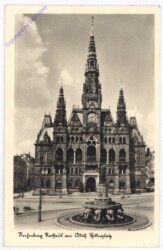 ak196198 Reichenberg, Rathaus