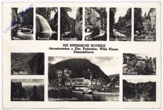 ak196201 Böhm. Schweiz, Multiansicht