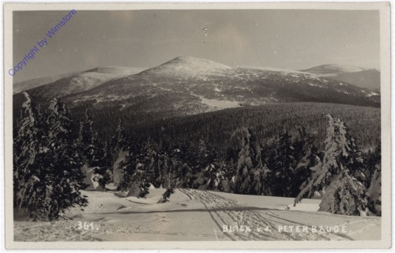 Peterbaude, Blick von der Peterbaude