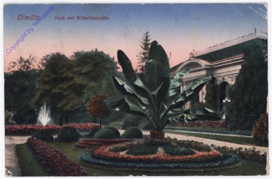 Olmütz, Park mit Wilhelmshalle