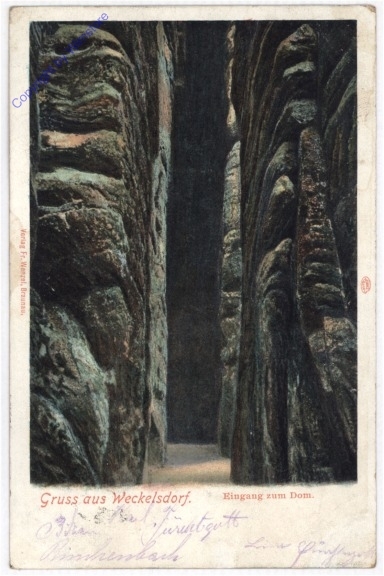 ak196227 Weckelsdorf, Eingang zum Dom