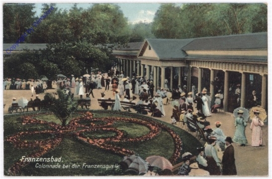Franzensbad, Colonnade bei der Franzensquelle