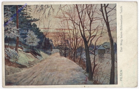 Pilsen, Der Weg beim Bolewetzer Teich