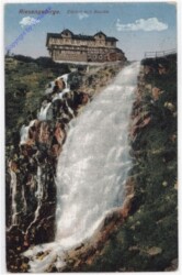 ak196274 Riesengebirge, Eibfall mit Baude