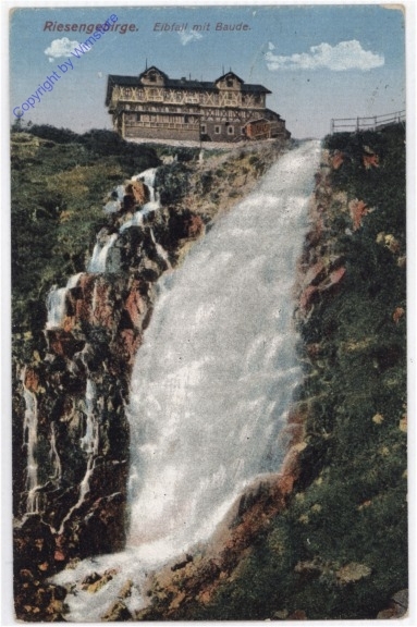 Riesengebirge, Eibfall mit Baude