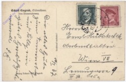 Eisgrub, Schloss vom Promenadenweg aus