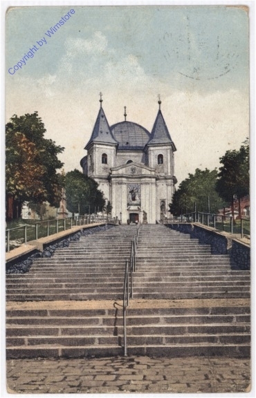 ak196316 Sv. Hostyn, Hlavni schodiste s Kostelem