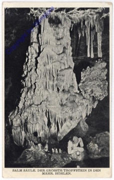 ak196336 Mähr. Höhlen, Salm Säule