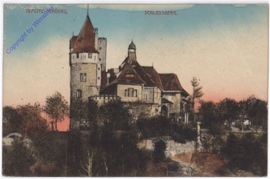 ak196380 Teplitz-Schönau, Schlossberg