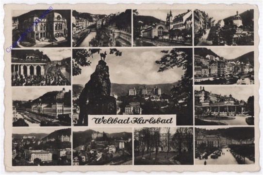 ak196428 Karlovy Vary (Karlsbad), Multiansicht