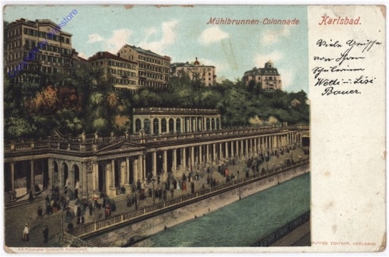 ak196438 Karlovy Vary (Karlsbad), Mühlbrunnen-Colonade