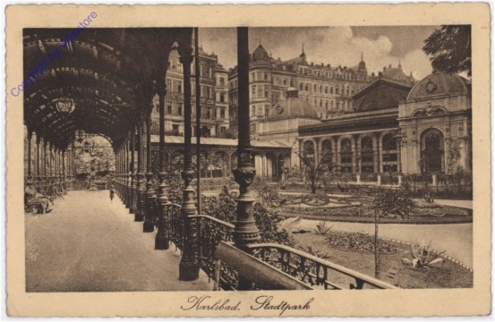 ak196445 Karlovy Vary (Karlsbad), Stadtpark