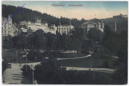 Marianske Lazne (Marienbad), Kirchenplatz