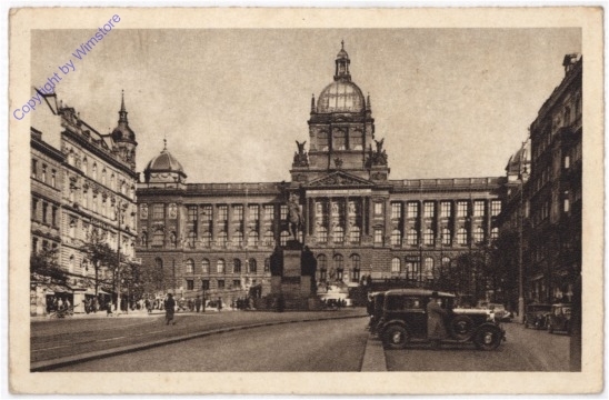 Praha (Prag), Wenzelsplatz mit Museum