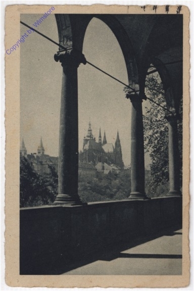 ak196501 Praha (Prag), Blick vom Belvedere