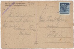 ak196501a Praha (Prag), Blick vom Belvedere