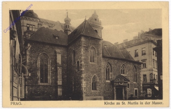 Praha (Prag), Kirche zu St. Martin in der Mauer