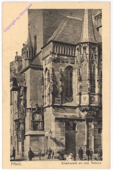 ak196532 Praha (Prag), Erkerkapelle am altst. Rathaus