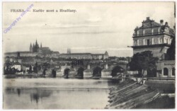 ak196538 Praha (Prag), Karluv most a Hradcany