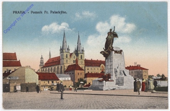 Praha (Prag), Pomnik Fr. Palackyho