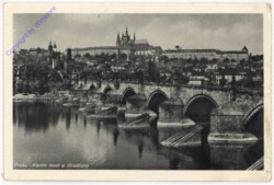 ak196591 Praha (Prag), Karluv most a Hradcany