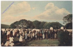 Riversdale, Die farbige Gemeinde vor dem Kirchhof am Ostermorgen