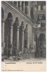 ak196655 Constantinople, Interieur de Ste. Sophie