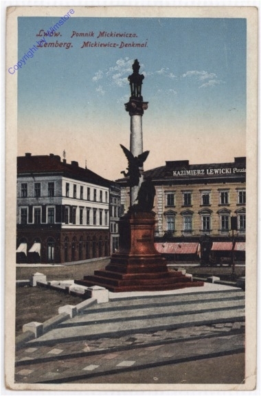 ak196678 Lemberg, Mickiewicz-Denkmal