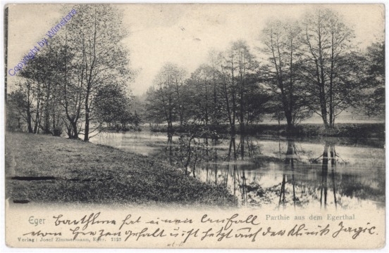 ak196690 Eger, Parthie aus dem Egerthal