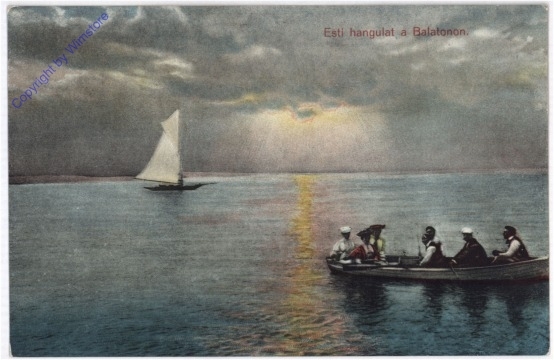 Balatonon, Esti hangulat
