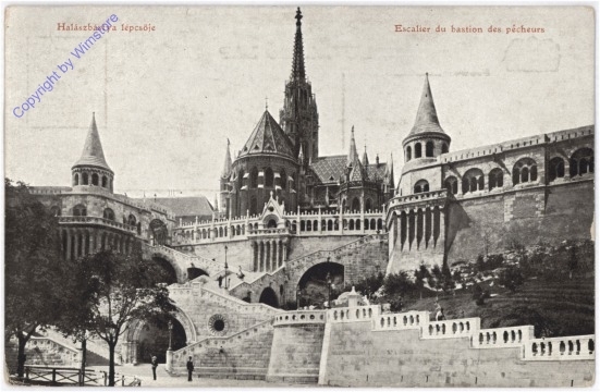 Halaszbastya lepcsöje, Escalier du bastion des pecheurs