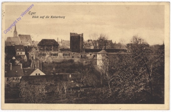 ak196740 Eger, Blick auf die Kaiserburg
