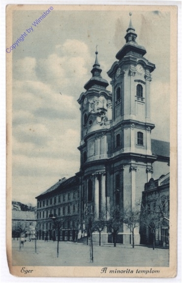 ak196755 Eger, A minorita templom