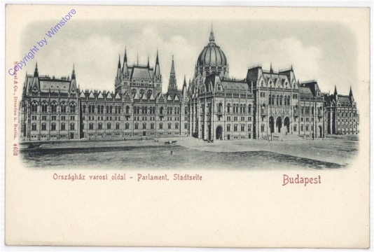 Budapest, Parlament, Stadtseite