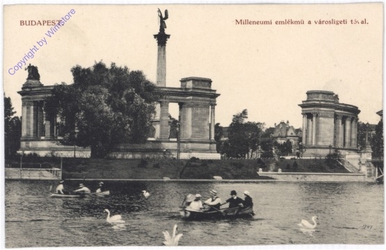 Budapest, Milleneumi emlekmü a varosligeti toval