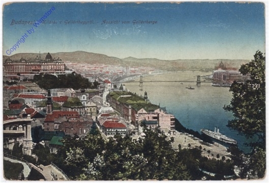 Budapest, Aussicht vom Gellertberg