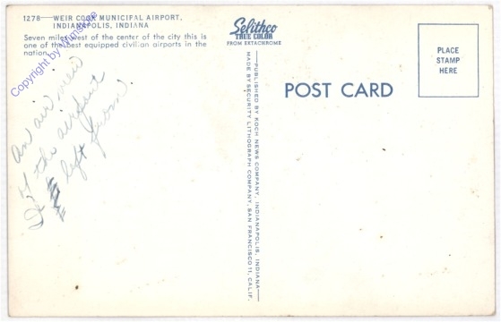 Indiana: Indianapolis, Weir Cook Municifal Airport