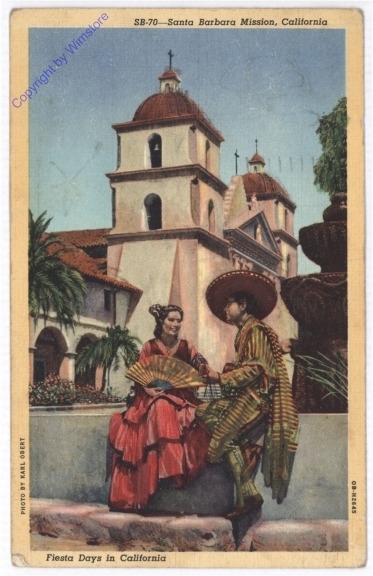 ak196900 Kalifornien: Santa Barbara, Mission