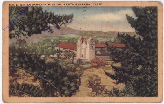 ak196901 Kalifornien: Santa Barbara, Mission