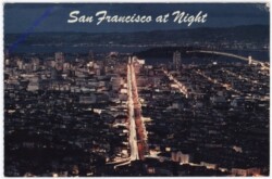 ak196904 Kalifornien: San Francisco, At night
