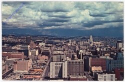 Kalifornien: Los Angeles, View of the Civic Center