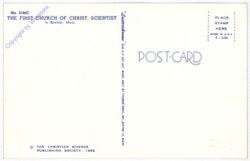 Massachusetts: Boston, First church of christ. scientist