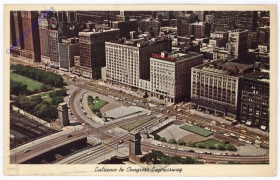 Michigan: Entrance to Congress Expressway