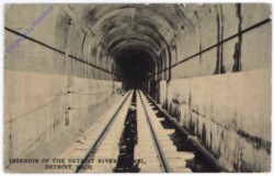 Michigan: Detroit, Interior of the Detroit river tunnel