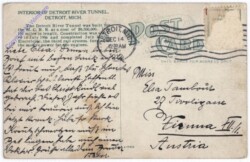 Michigan: Detroit, Interior of the Detroit river tunnel