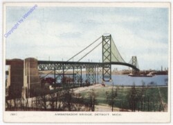 ak196926 Michigan: Detroit, Ambassador Bridge
